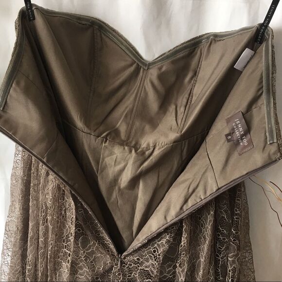 Jenny Yoo Sleeveless Lace Cocktail Dress size 8 - Picture 6 of 8